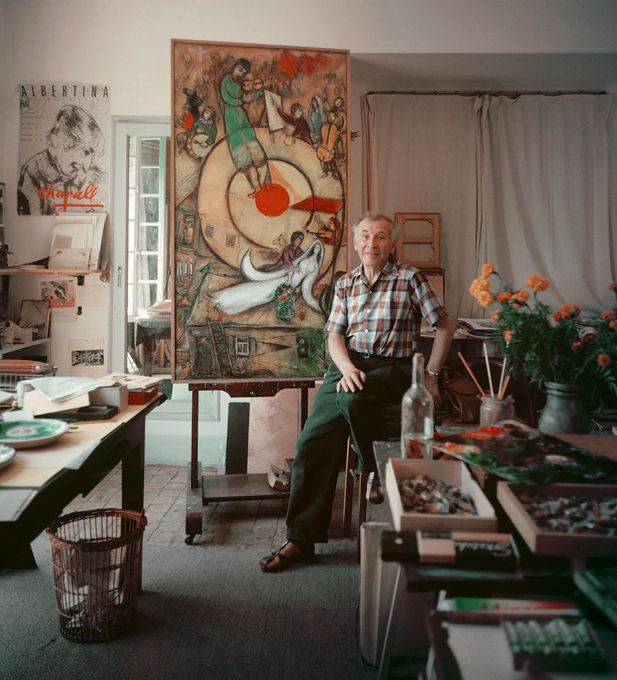 Marc Chagall en su taller