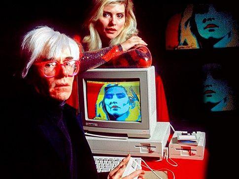 Andy Warhol imagen digital.