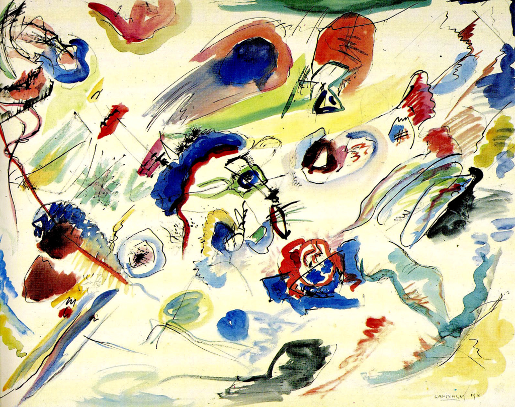 primera obra abstracta de Vasily Kandinsky